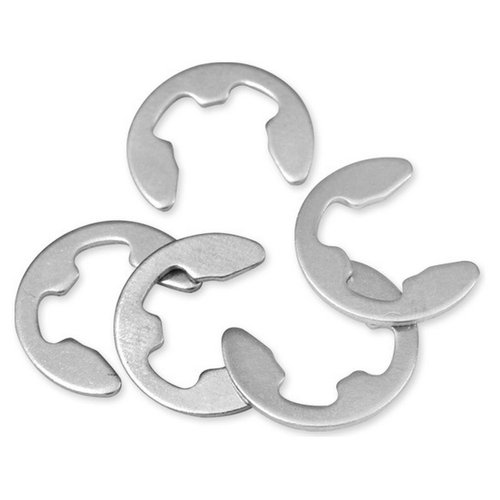 304 stainless steel open end retaining ring e-type open-end clip GB896 e-type shaft clip Φ1.2-Φ15 bearing retainer