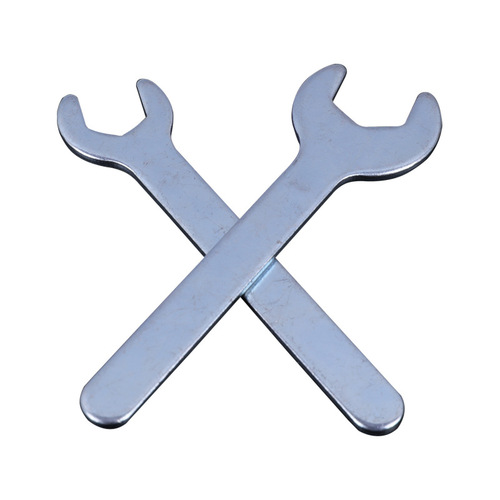Wrench open forged galvanized stamping thin small wrench A3 hardware mini steel dumb head household iron wrench