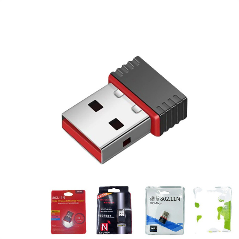 usb wifi 150M迷你无线小网卡路由信号接收器RTL8188外置天线7601|undefined
