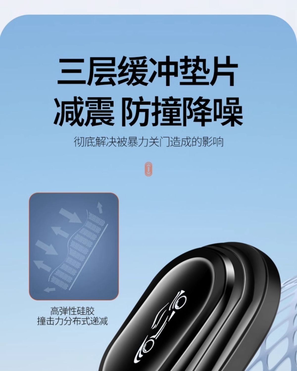 BYD Seal E2 Destroyer 05 Dolphin F3E3E5D1 Speed Sharp Car Door Shock Absorber Pad