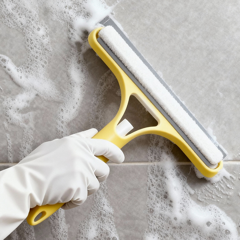 Glass Cleaning Tool for Home Bathroom, Squeegee for Mirrors, Cleaning Scraper for Bathroom