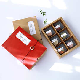 通用新年礼品袋糖果零食包装盒礼盒六格雪花酥盒手提袋曲奇饼干盒