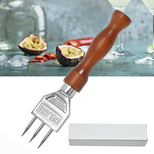 Ice Cone three-fork ice cone cocktail ice crushing tool whiskey ice hockey bar Trident ice chisel