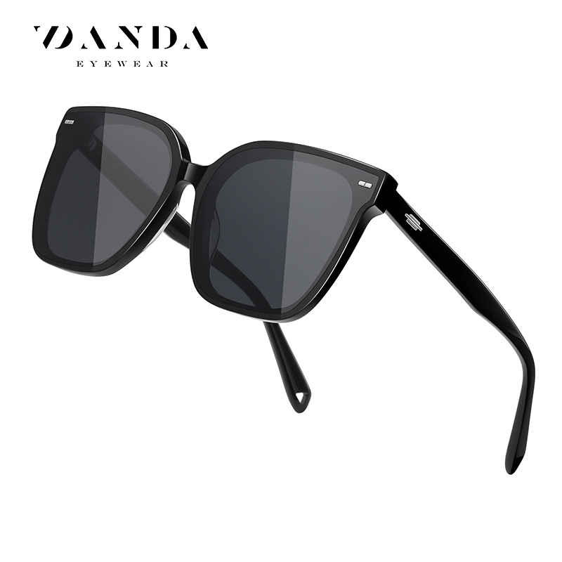 Nuevo hecho a mano placa gafas de sol GM gafas de sol polarizadas PS6601 moda protección solar protección UV placa gafas de sol