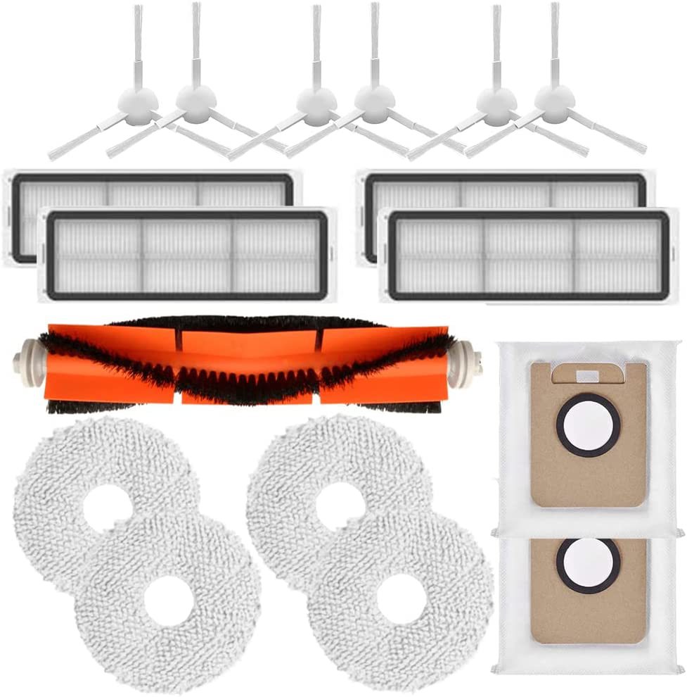 Adecuado para rastrear accesorios de robot de barrido L10S Ultra MOP S10 bolsa de polvo Xiaomi 1C cepillo principal cepillo lateral