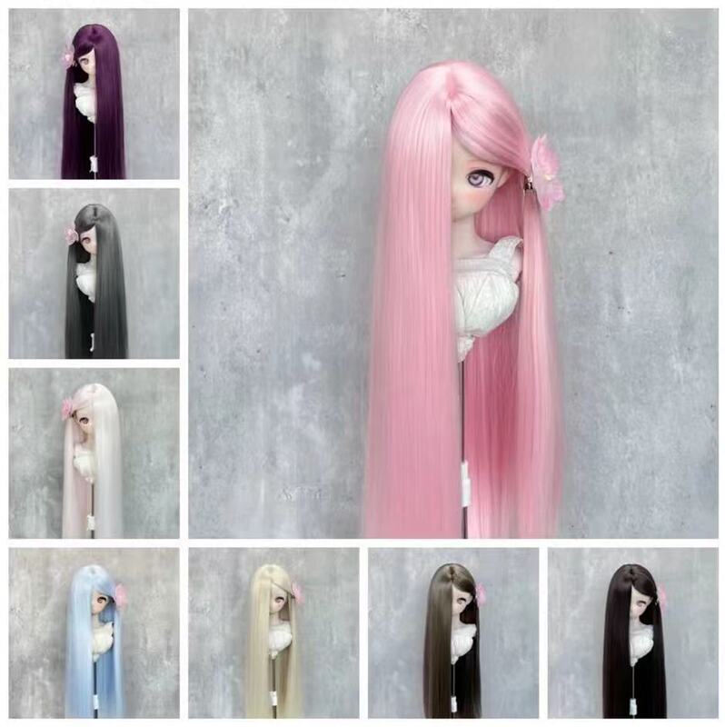 Linchè/BJD Doll Wig 1/3 1/4 1/6 Long Bangs Long Straight Hair, Multiple Colors Available, High-Temperature Fiber Wig Linchè/BJD Doll Wig 1/3 1/4 1/6 Long Bangs Long Straight Hair, Multiple Colors Available, High-Temperature Fiber Wig