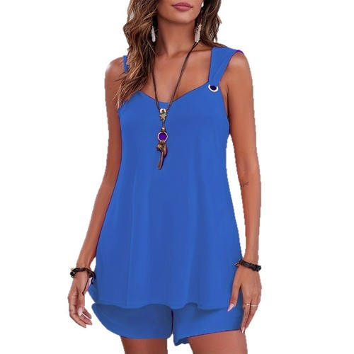 Summer 2025 Exclusive Plus-Size Energetic Fashion Casual V-Neck Top