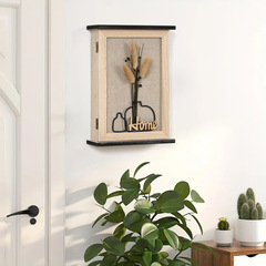 2025クロスボーダー壁掛けキー収納ボックス玄関フック自動車キーロック付き入戸防塵収納ボックス新品