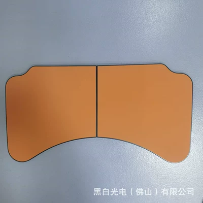 for Car, Car Dining Table – Car table board - ocher-brown-black-edge-small-table