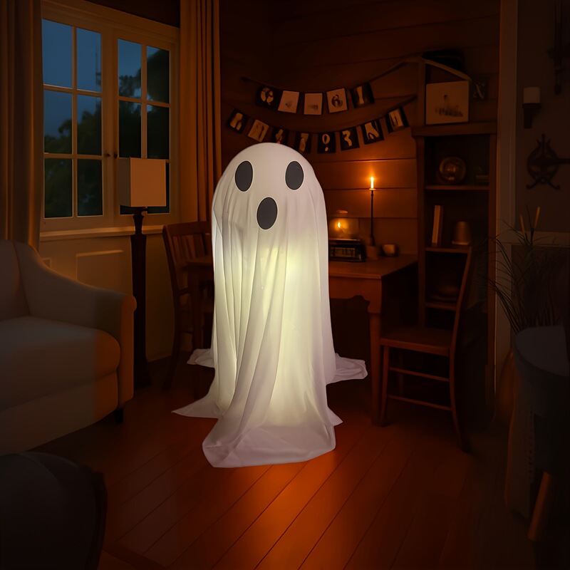 2025年ハロウィン越境販売 ハロウィンスタンディングゴーストオーナメント ライト付き越境EC専用|undefined