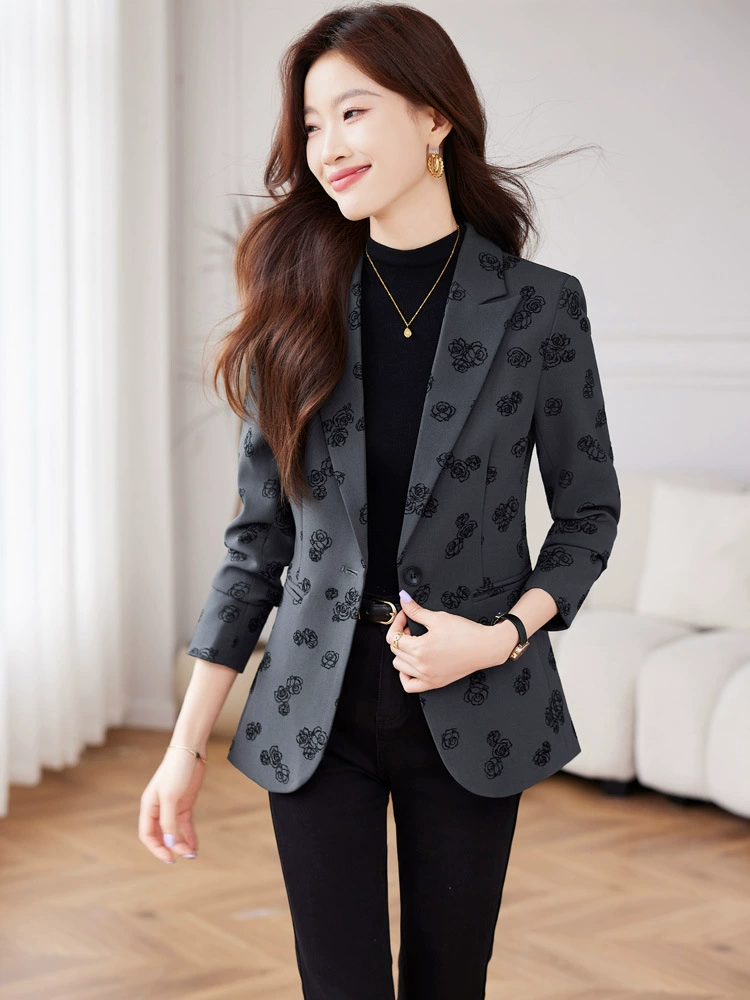 Set, classic suit jacket for work, high-quality style