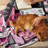 Кошачья одеяло, забавный подарок для кошек для любителей кошек, памятный подарок кошки