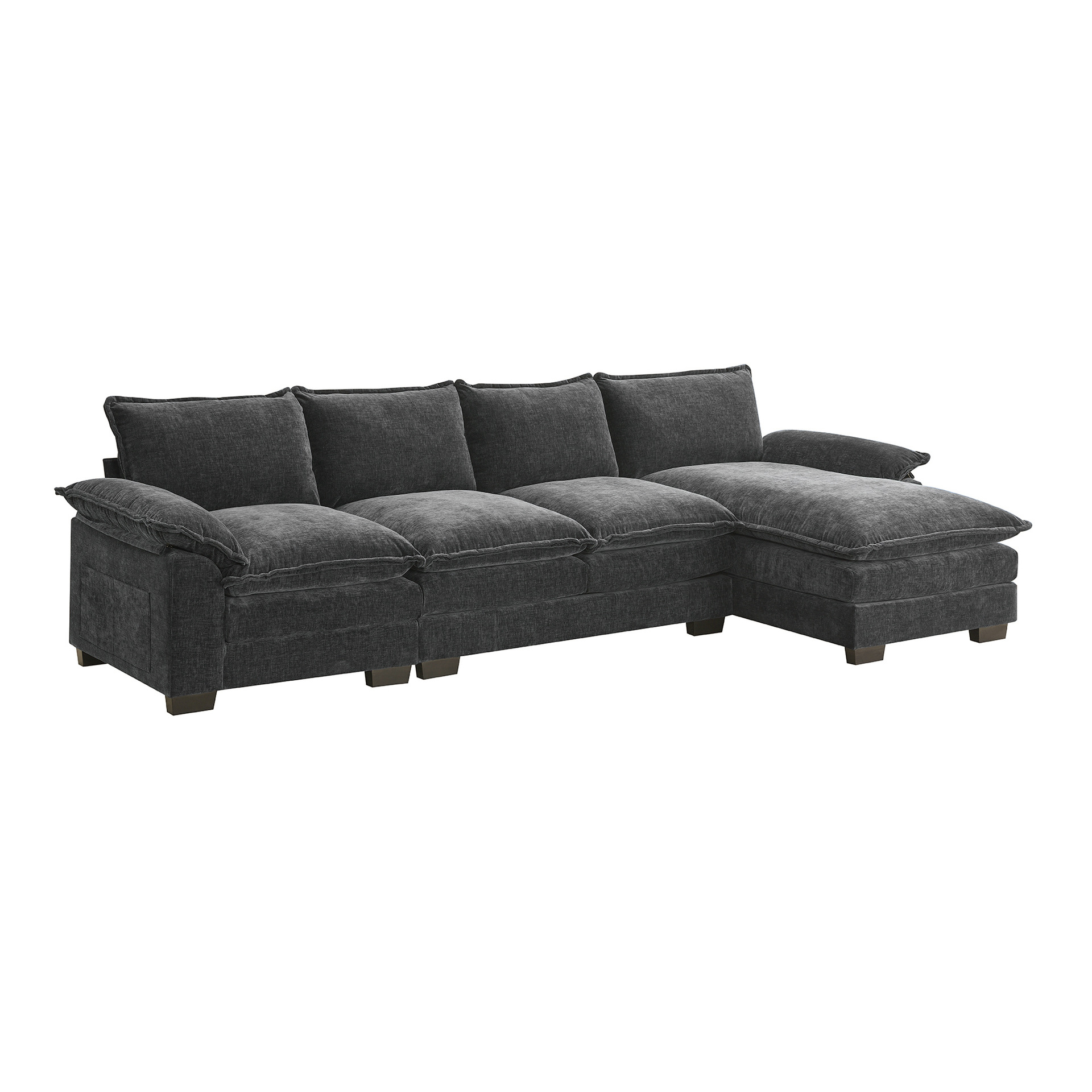 Sofá minimalista, tela, sala de estar para el hogar, piso, sofá de tela moderno, simple, grande y pequeño