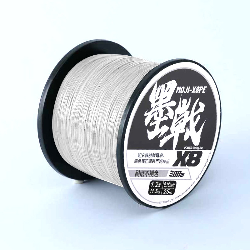 Luya pee Line 8 nuevos productos de alta resistencia, resistencia al desgaste, anti-mordedura, línea principal, hilo de hilo de pesca trenzado, fábrica al por mayor