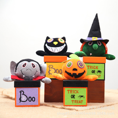 undefined3 new pattern Halloween Commodity Paper quality Candy Halloween originality children Gift box Doll biscuit Jarundefined