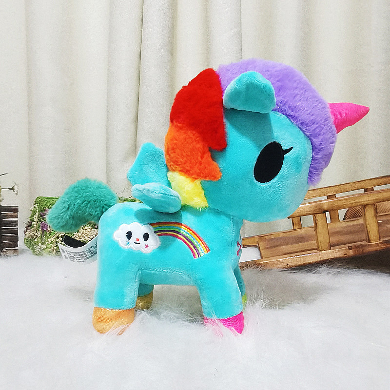 Genuino TokiDoki taoqi DOQI unicornio sirena muñeca de peluche de juguete conejo muñeca de trapo Mujer al por mayor