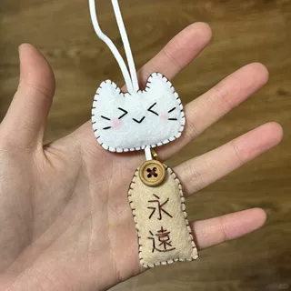 kt猫御守不织布材料包好运顺遂手工高颜值创意包包装饰送朋友礼物