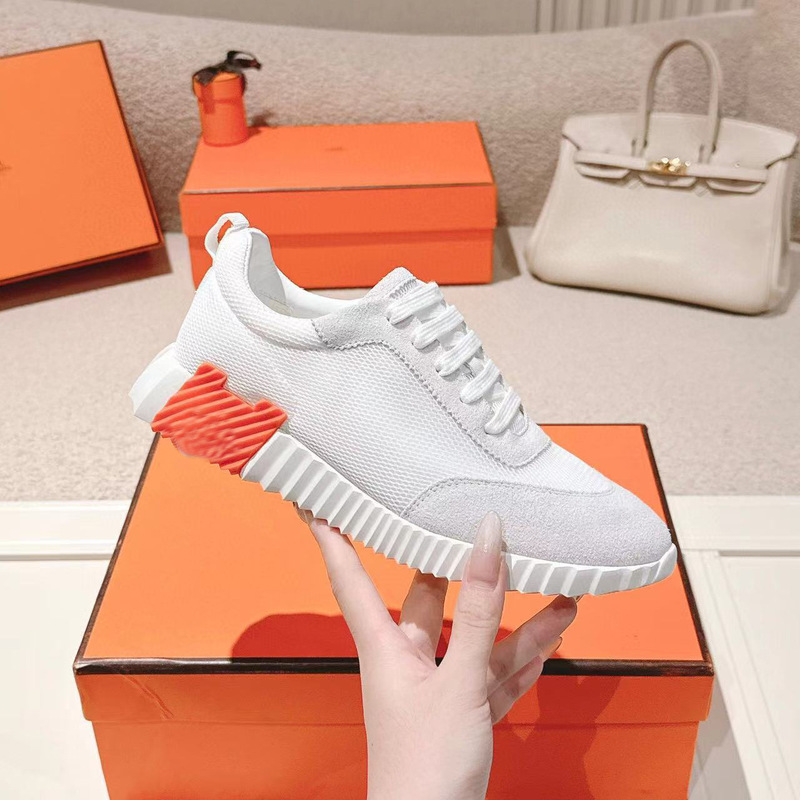 European H Brand Men's Casual Fashion Breathable Sneakers Cross-Border Export Large Size High-End Trendy In-Stock Shoes