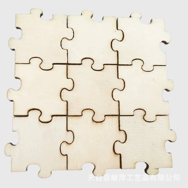 Factory Direct DIY аксессуары ручной работы бревно из смешанной древесной стружки 50 штук в упаковке нашивок без отверстий Детские материалы для рисования