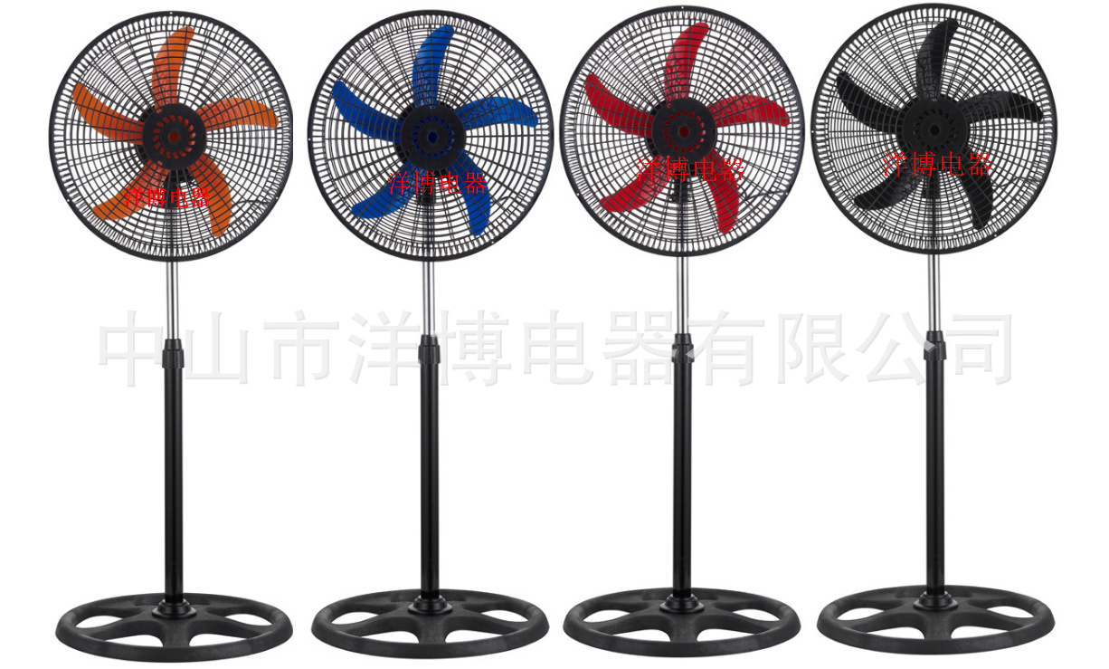 Ventilador industrial de pie de 18 pulgadas, modelo 3 en 1, 110V para Sudamérica, gran potencia y flujo de aire, exportación transfronteriza