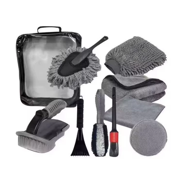 Amazon's Best-Selling Car Wash Cleaning: Car cleaning tools - 10-piece-set-transparent-bag