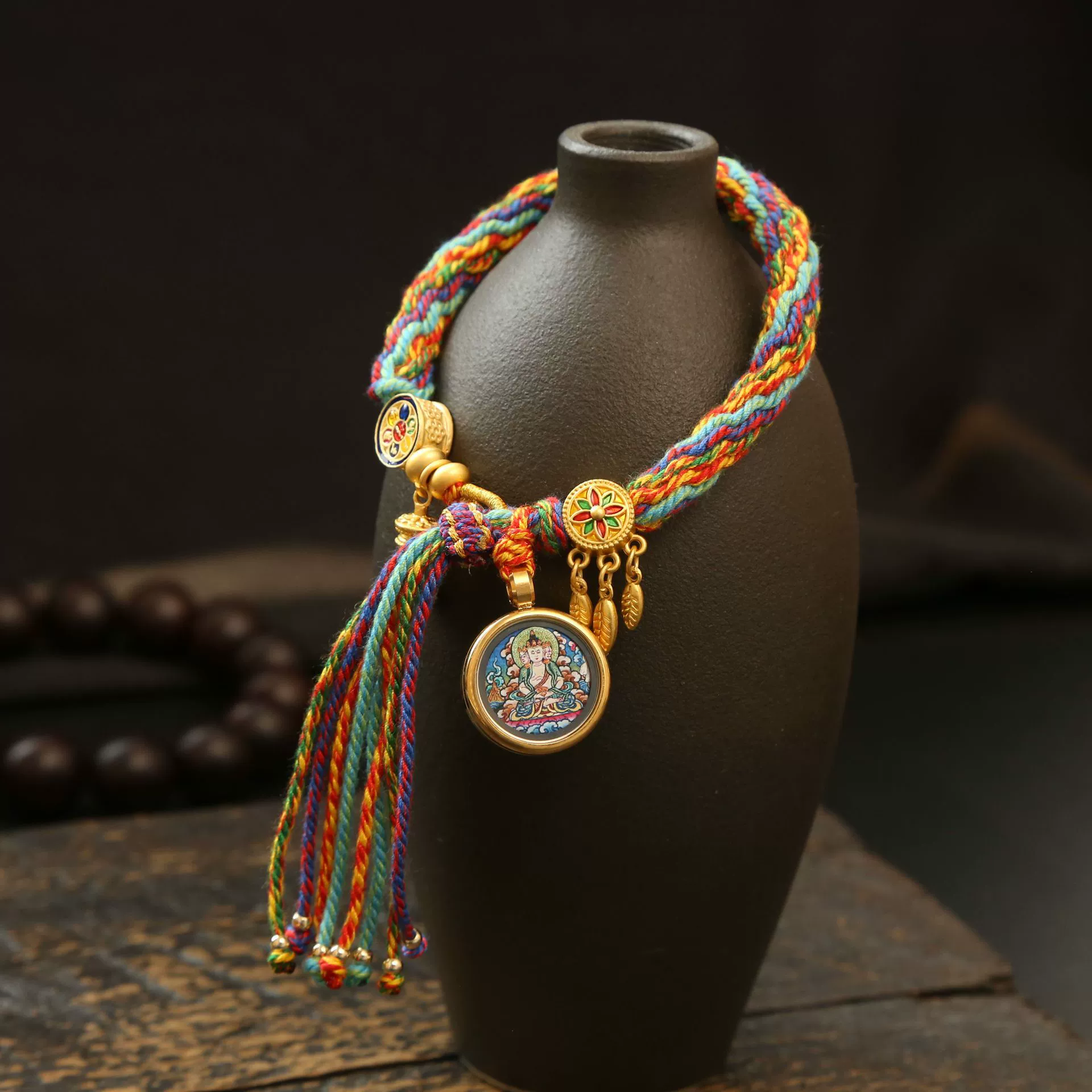 Восемь богов-хранителей Тхангка, тибетские украшения, женские браслеты ручной работы