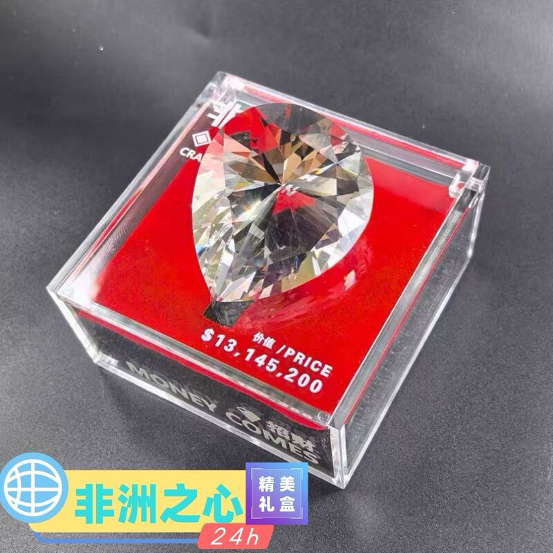 Delta Travel Merchandise: Epic Collection of the Heart of Africa - 1:1 Detailed Carved Crystal Model Ornament Collectible