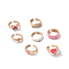 Fashionable jewelry, set, ring, European style