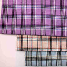 现货40支 全棉水洗色织格子布 微起绒 秋季 童装男装女装  宠物布