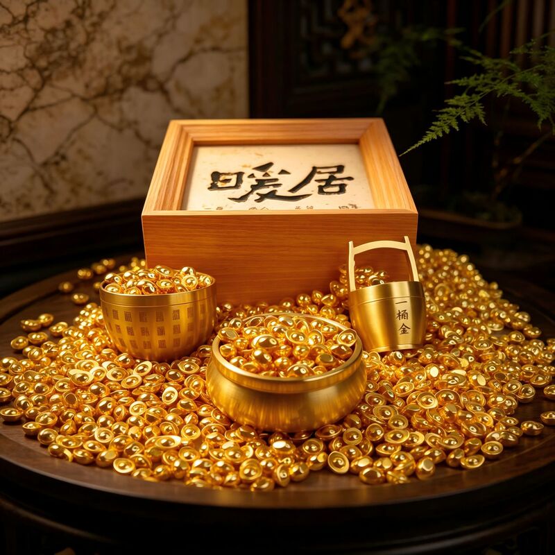Gold Ingot Ornaments for Attracting Wealth, Gold Ingot Treasure Bowl, Gold Bar Money Bag, Attracting Wealth, a Bucket of Gold, Home Decoration Wholesale Gold Ingot Ornaments for Attracting Wealth, Gold Ingot Treasure Bowl, Gold Bar Money Bag, Attracting Wealth, a Bucket of Gold, Home Decoration Wholesale