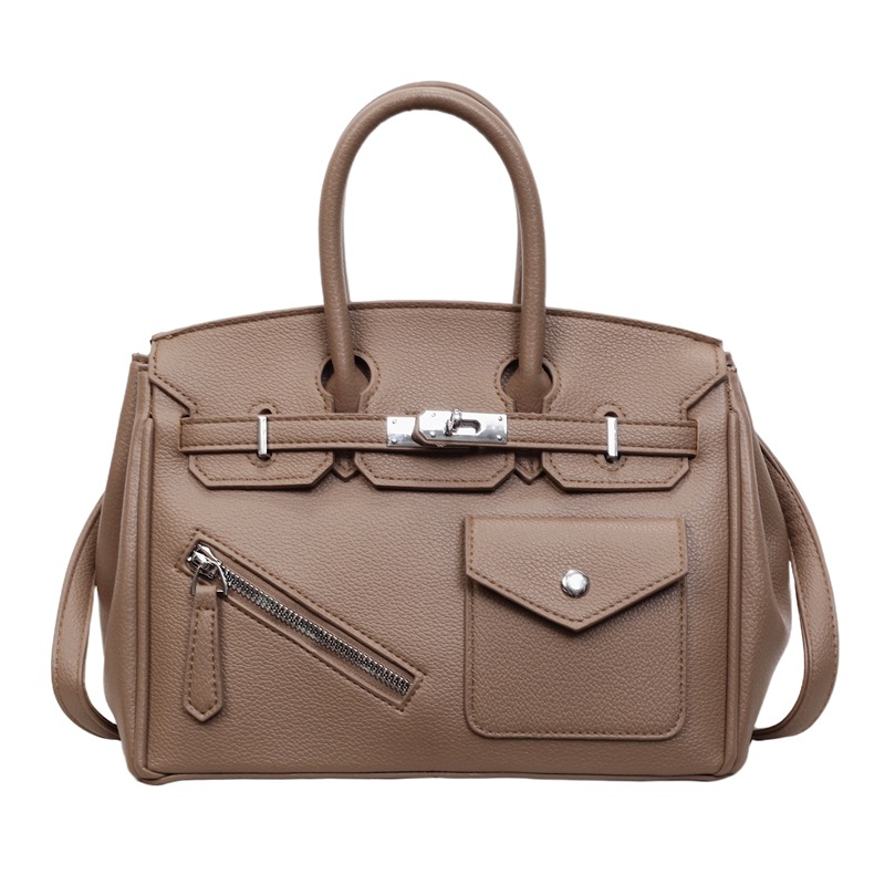 Bolsos de platino de textura superior, bolsos de gran capacidad, nuevos bolsos de mano transfronterizos, bolsos de hombro retro, bolsos de Kelly