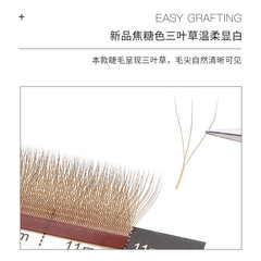 0.05mm Trifolium Grafted Eyelashes: Soft, Ultra-Mink-Like Hair with No Root Shedding – CB Curl, Perfect for Beauty Salons