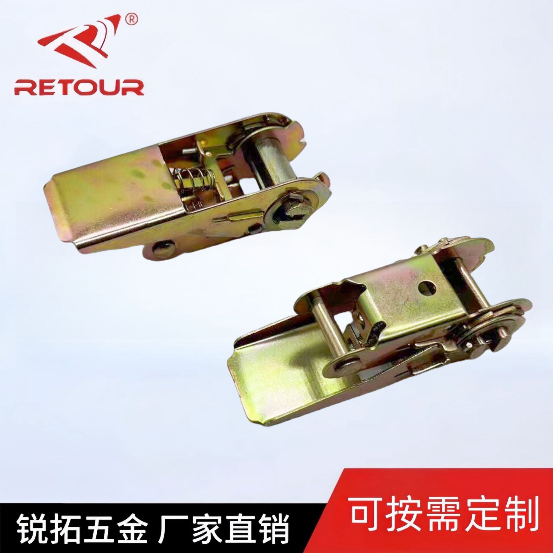 1寸拉紧器 收紧器 紧绳器卡头 捆绑带配件 25mm拉紧器