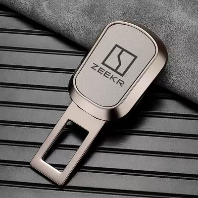 ZEEKR 001/009/007X safety buckle extender seatbelt connector fork lock (Other Automotive Safety Supplies) - jikrypton-nappa-skin-friendly-leather-minimalist-gray-single-pack