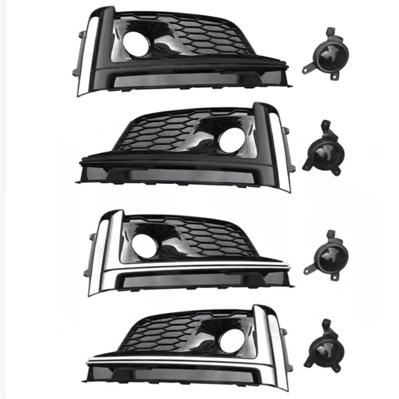Suitable for 2017-2020 Audi A5 modified S5 fog lamp frame grille high with hole decoration ACC