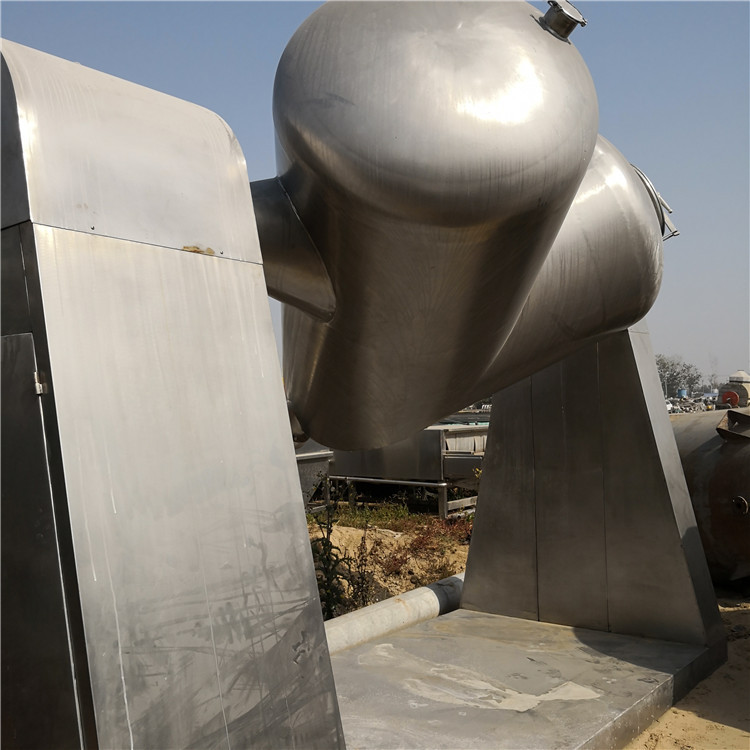 1000L二手V型混合机强制搅拌粉末颗粒混料机 500L二手V形混合机