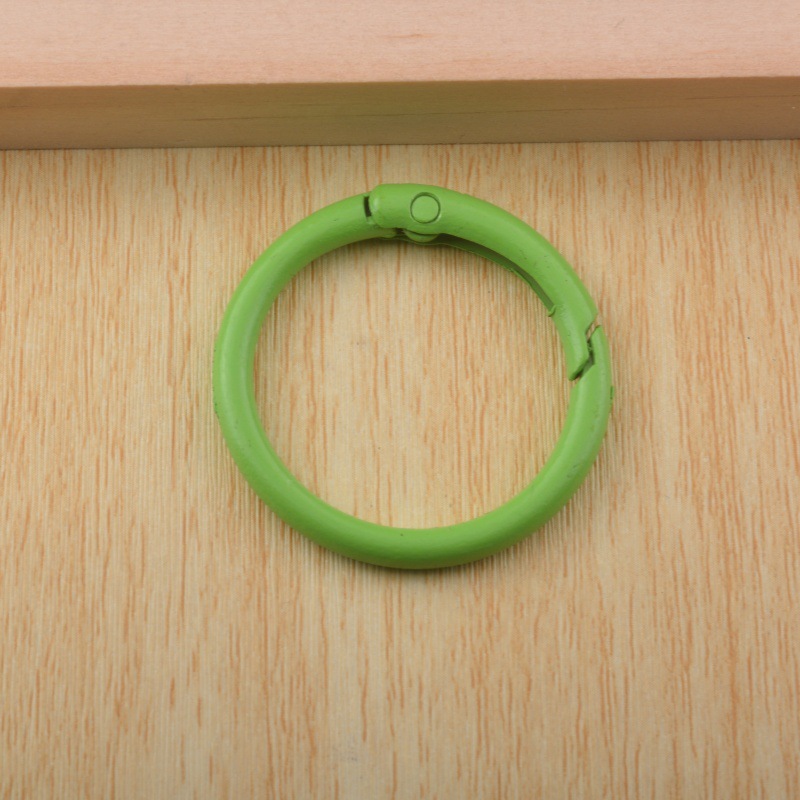 工場直販カラー塗装亜鉛合金スプリングコイル 33 ミリメートルスプリングコイル diy ペンダントキーホルダーアクセサリースプリング