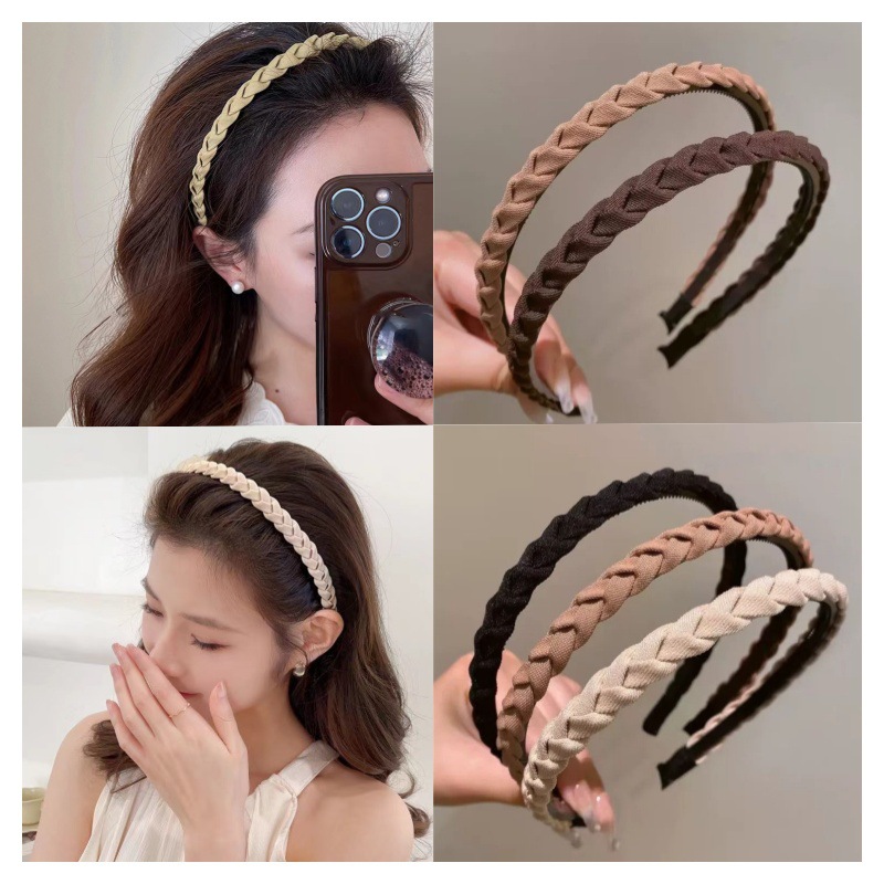 Sensor de alto nivel antideslizante rotura abrazadera de cabello simple botón de cabello para mujeres lavado de cara especial pinza de cabello 2024 nuevo toque de torsión