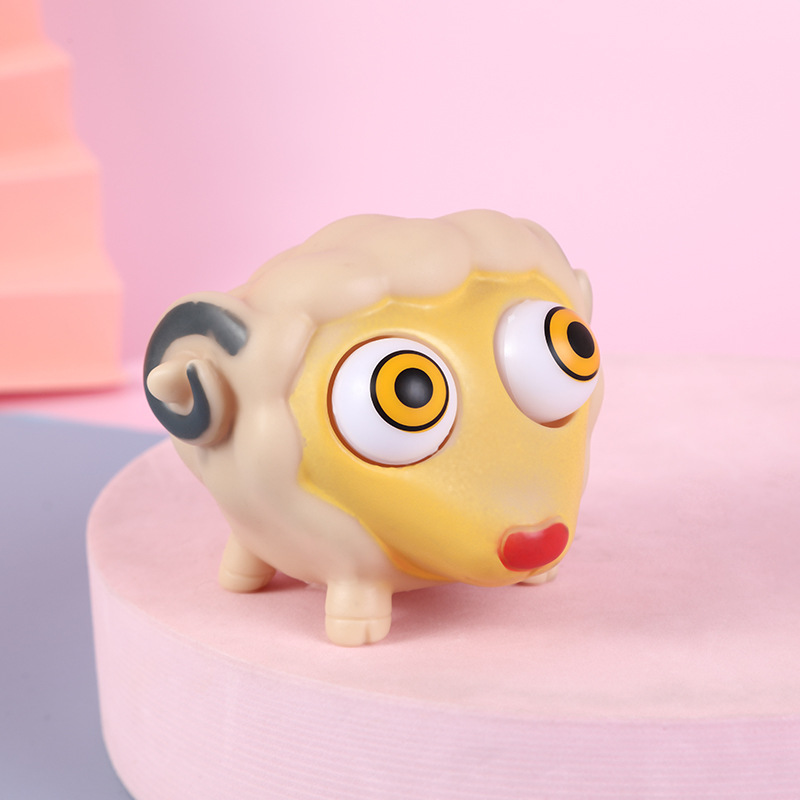 Explosión transfronteriza de dibujos animados ojos estallidos animales ojos apretando muñecas para descomprimir pellizcar