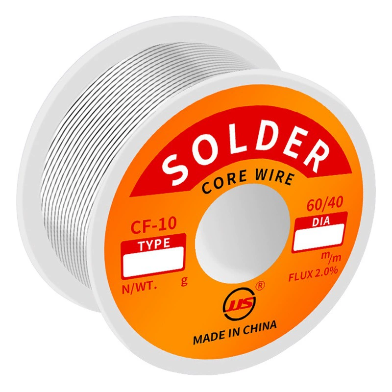 Кросс-граничная поставка высокочистой припойной проволоки с канифольным сердечником, маленькие рулонные катушки оловянной проволоки в форме ручки с паяльной пастой, производитель припойной проволоки.