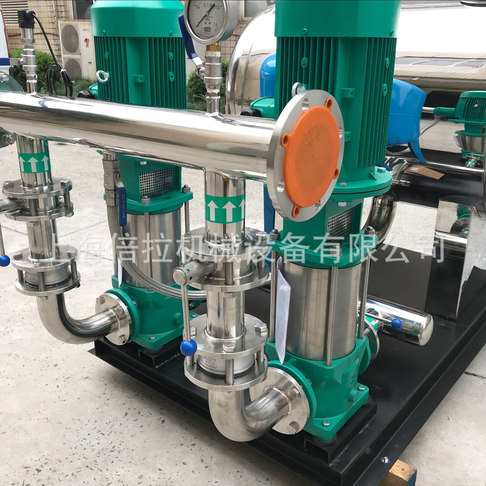 威乐水泵MVI206-1/25/E/3-380-50-2不锈钢无负压供水设备变频供水