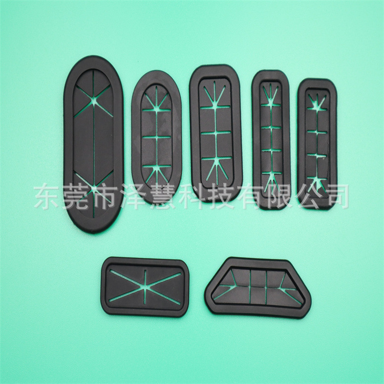 硅胶护线垫防护硅胶护线圈电器硅胶护线套绝缘护线带电脑主机配件