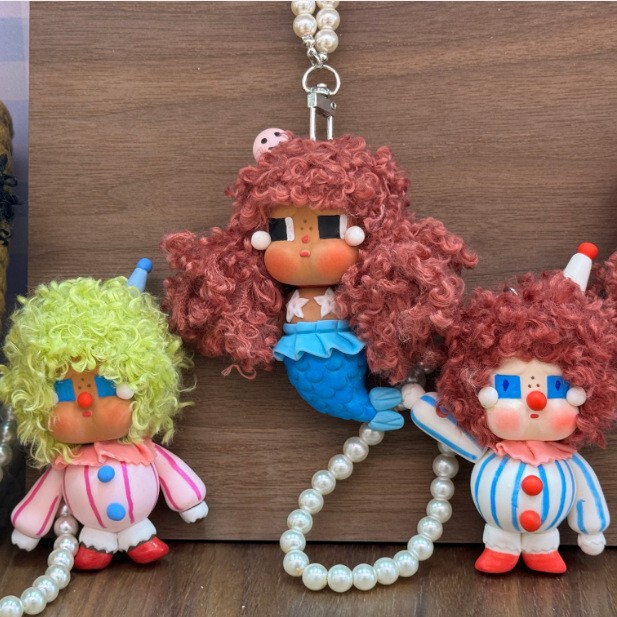 E-Commerce Hot-Selling Clay Pendant, Mermaid Bag Pendant, Phone Pendant, Car Pendant, Exquisite and Cute
