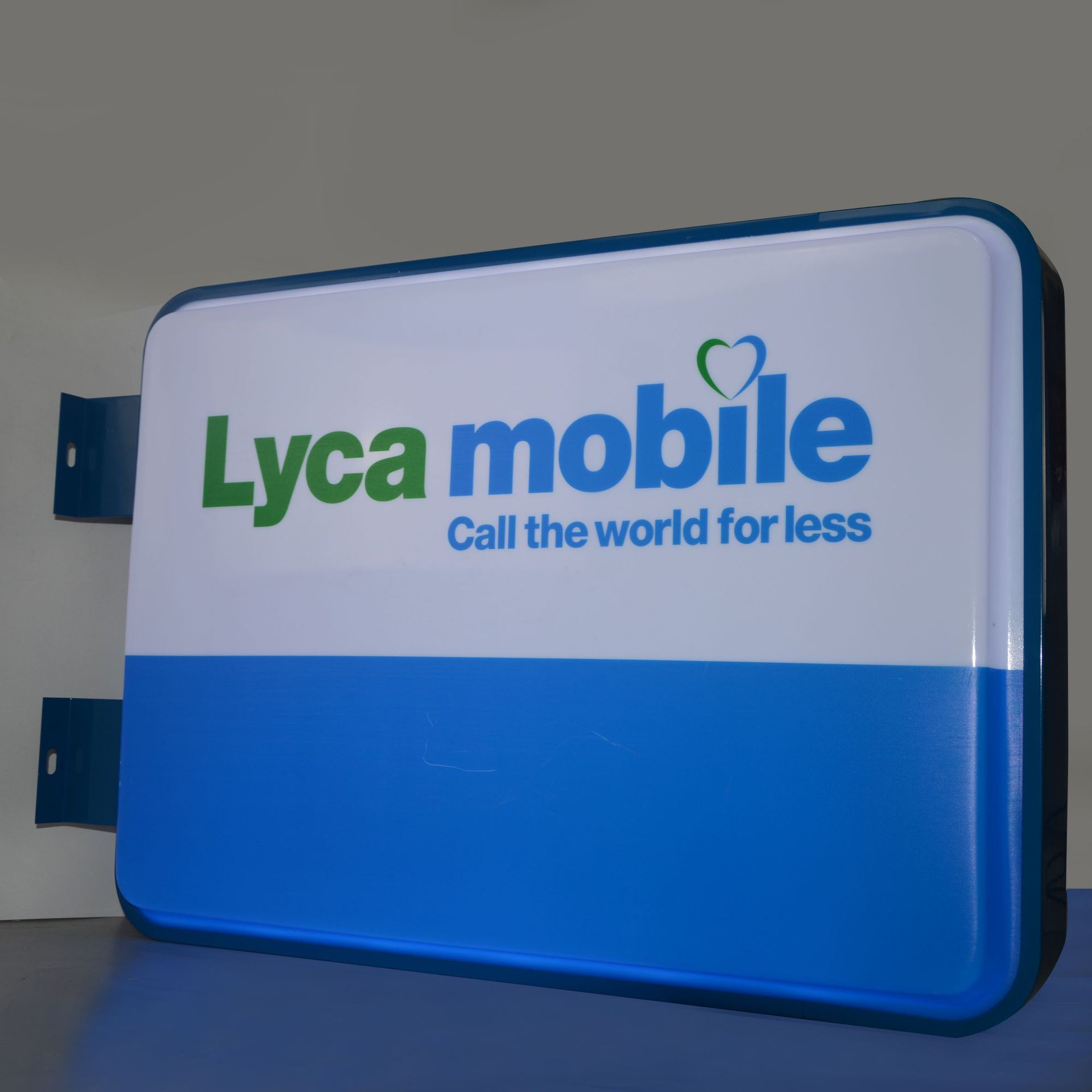 Acrylic vacuum blister led outdoor round light box