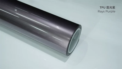Car color change film TPU pearl Auto Color Change Film - tpu-xiaguang-purple-dry-paste-no-baking-15215-m