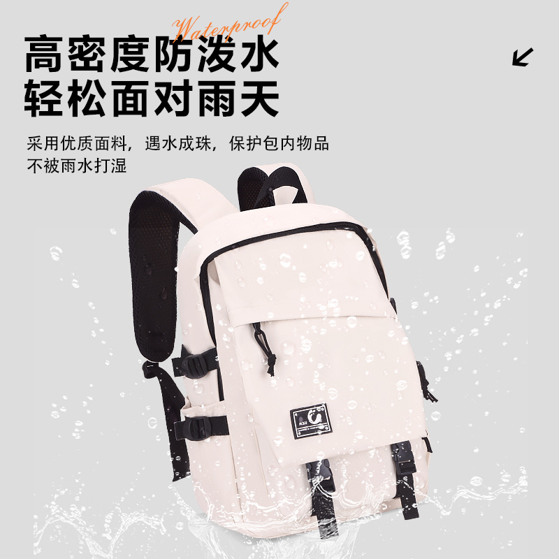 26 nuevas mochilas para hombres y mujeres estudiantes universitarios mochila de viaje simple para estudiantes de secundaria y secundaria para hombres bolsas de computadora de gran capacidad