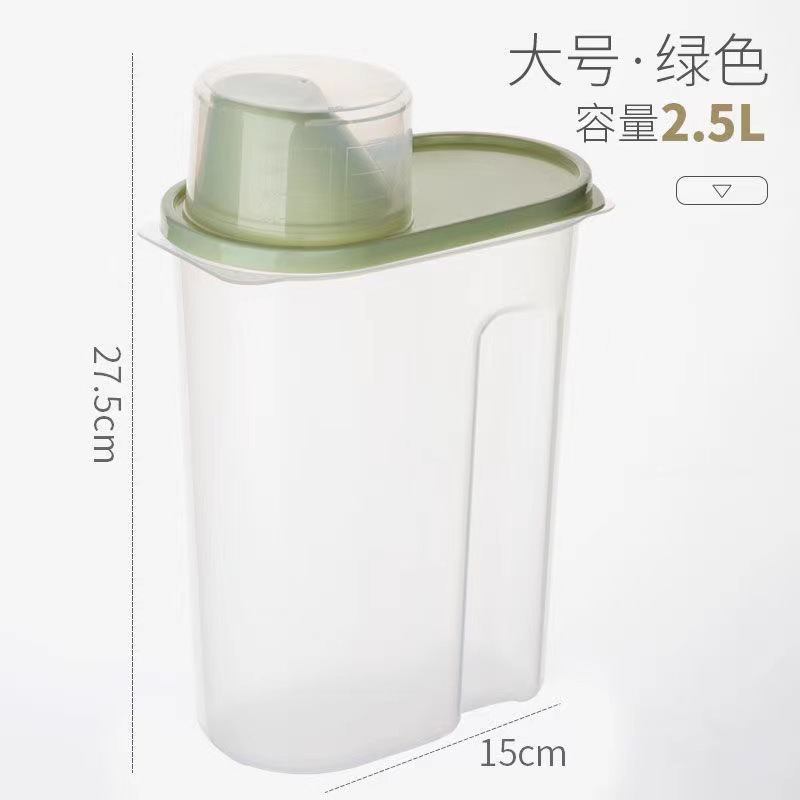 Caja de almacenamiento de tanques de almacenamiento de granos integrales Caja de almacenamiento de alimentos Tanque sellado de productos secos Cubo de arroz