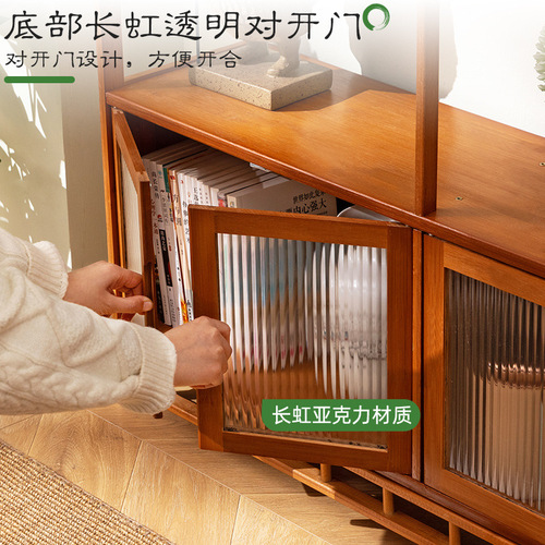 Bogu rack solid wood Chinese tea cabinet storage rack tea rack tea room shelf display rack modern simple Duobao Pavilion