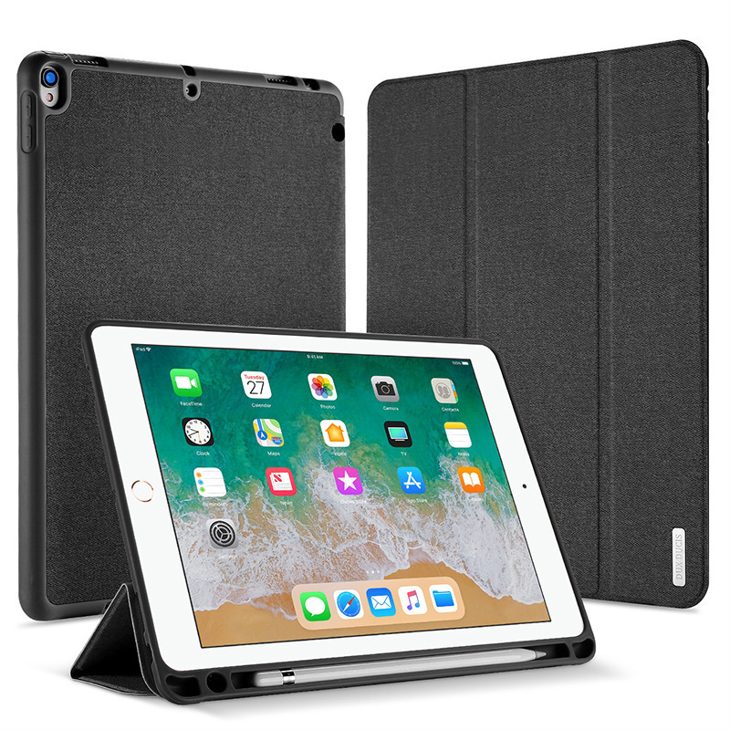 Dux Ducis Is Suitable for Apple iPad Pro12.9 Protective Case with Pen Slot, Tablet Leather Case, Anti-Fall and Sleep Function