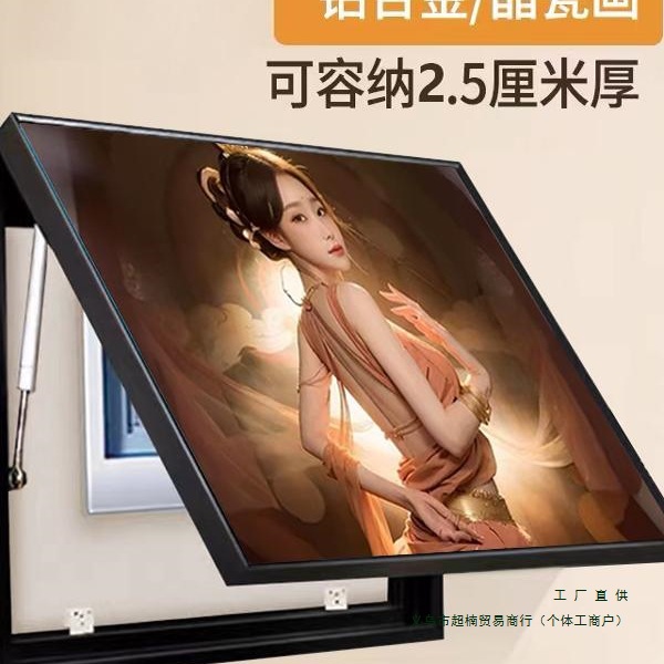 定 制电表箱装饰画2024新款轻奢感配电箱免打孔电表箱盒遮挂画